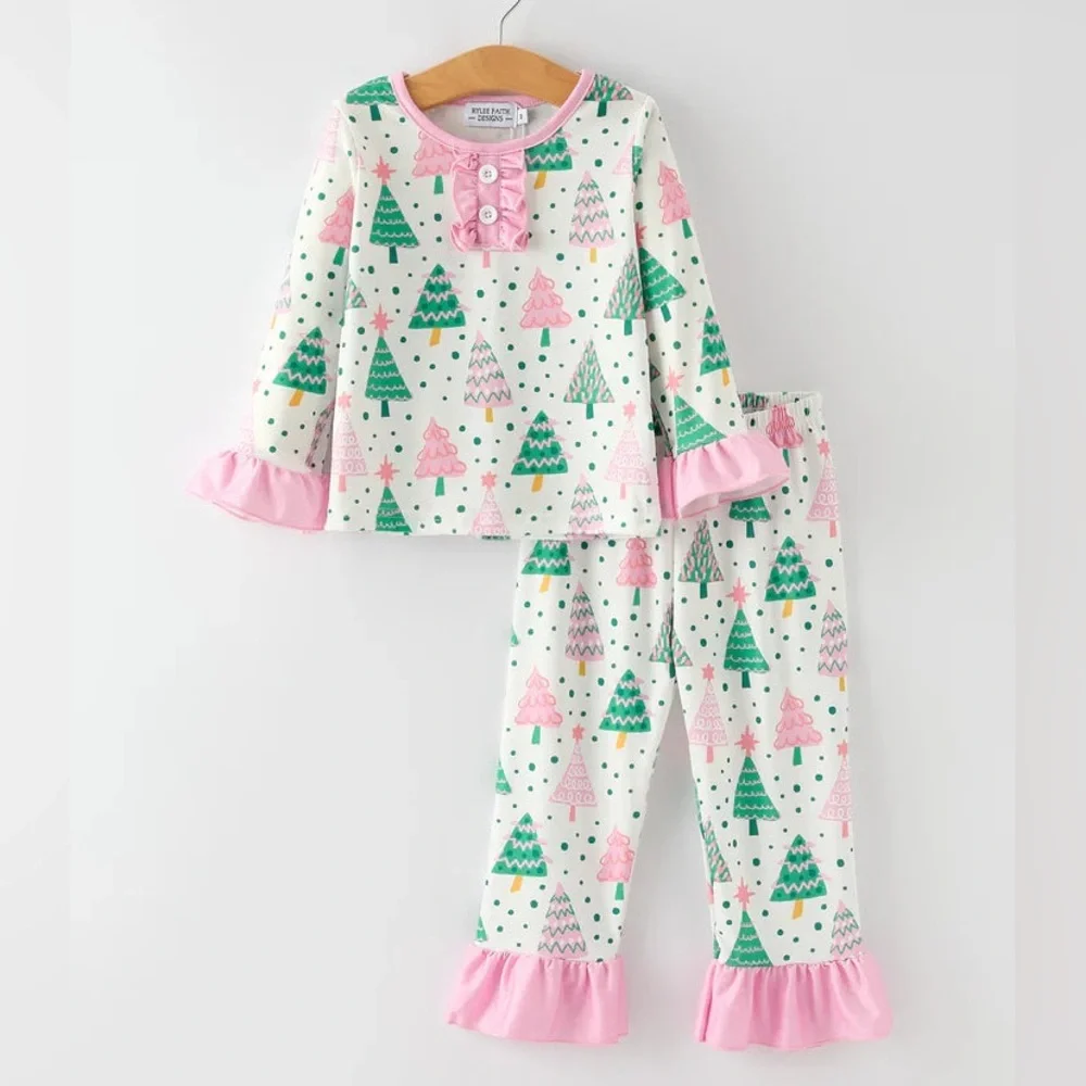 Christmas Tree Holiday 2pc Pajama Set